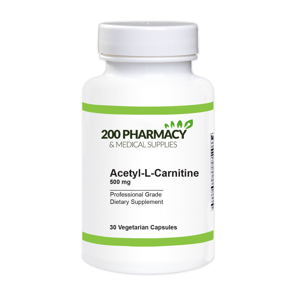 Acetyl- L-Carnitine  500 mg / Neuroprotection from a Potent Carnitine Metabolite (Vegetarian)